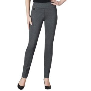 Lisette Montreal Pull On Heathered Grey Dress Pants | Sz 10